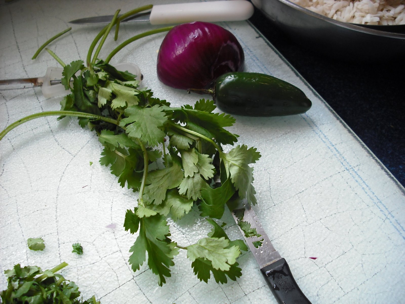 Learning to cook: From Mom.