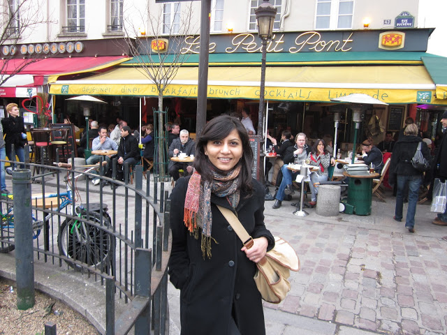 Hanging out on the left bank in Paris, France