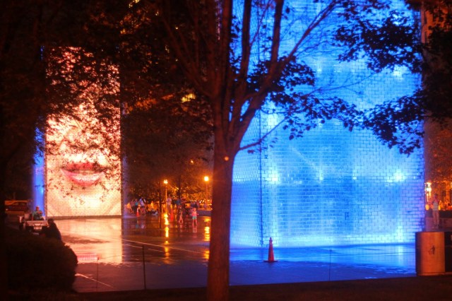Crown Fountain in Millennium Park