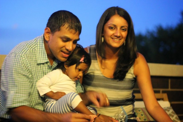 July 4th 2014. Gaurang, Komal, and Asha