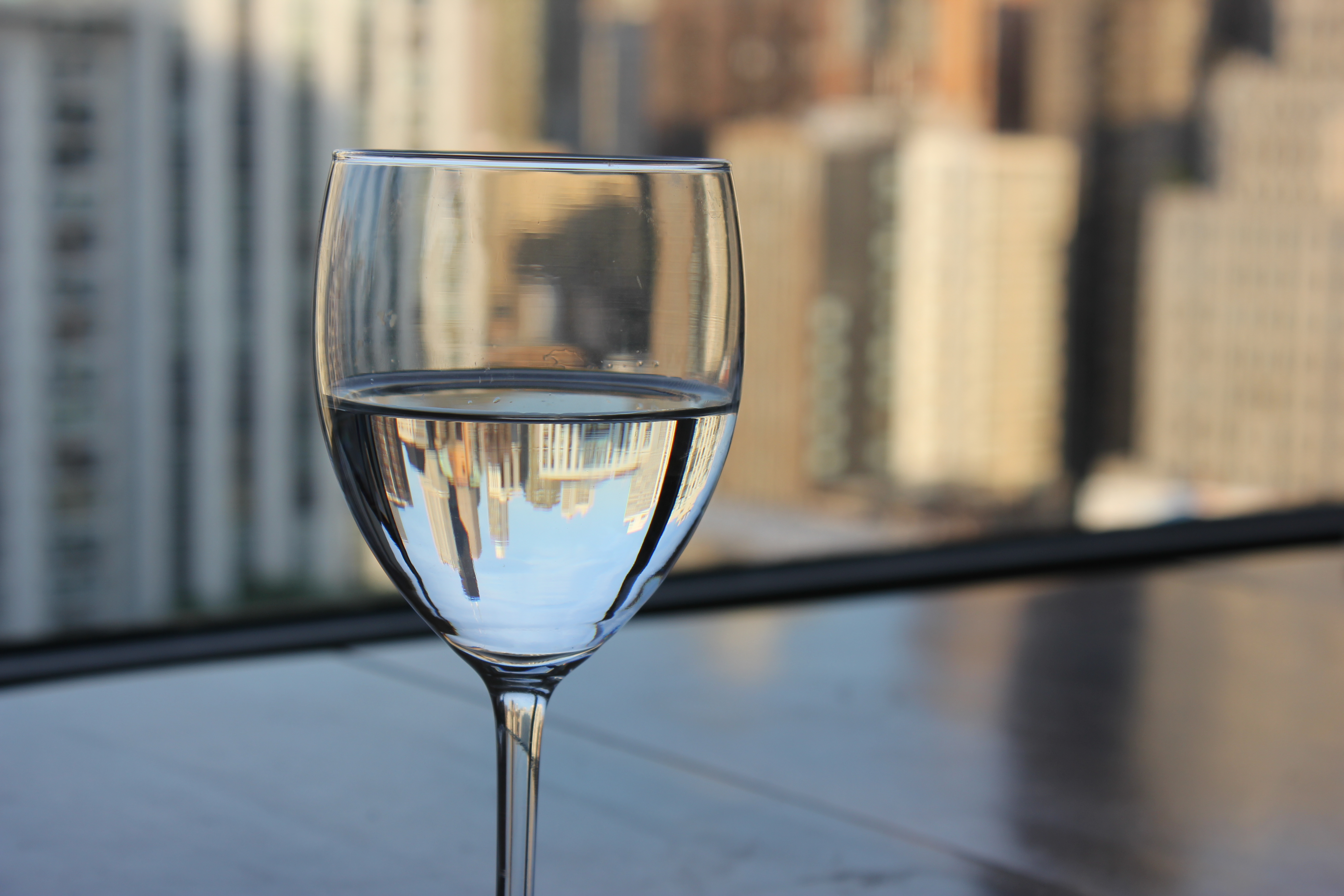 photography. Chicago in a cup