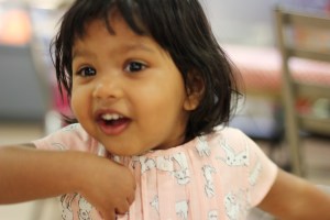 Asha on her 2nd birthday