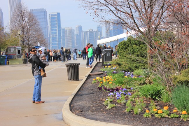 Devang and Asha on Museum Campus