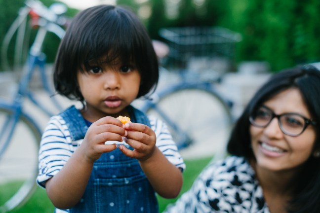 Picture by Dottie Brackett of Asha and Chesse. Millennium Park Picnic