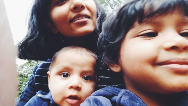 hanging out at the Oakwood Common Park in Raleigh NC