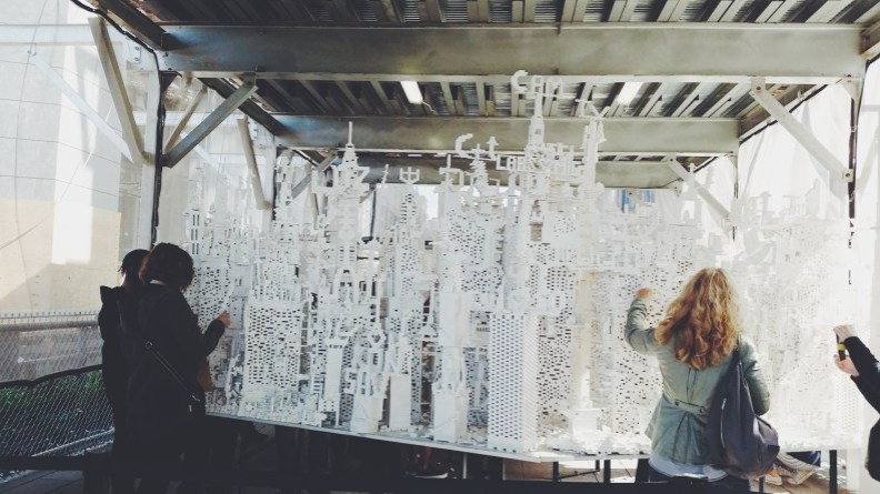 New York Girls Trip 2015. High Line. Art Olafur Eliasson