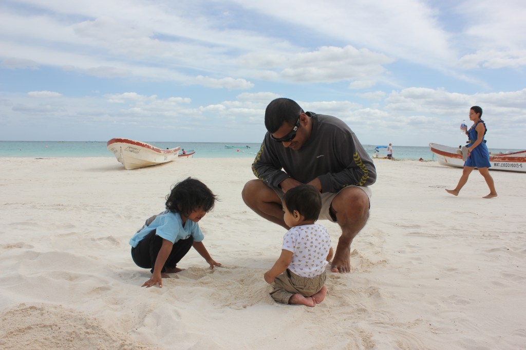 Hanging out at Villa Pescadores in Tulum, Mexico