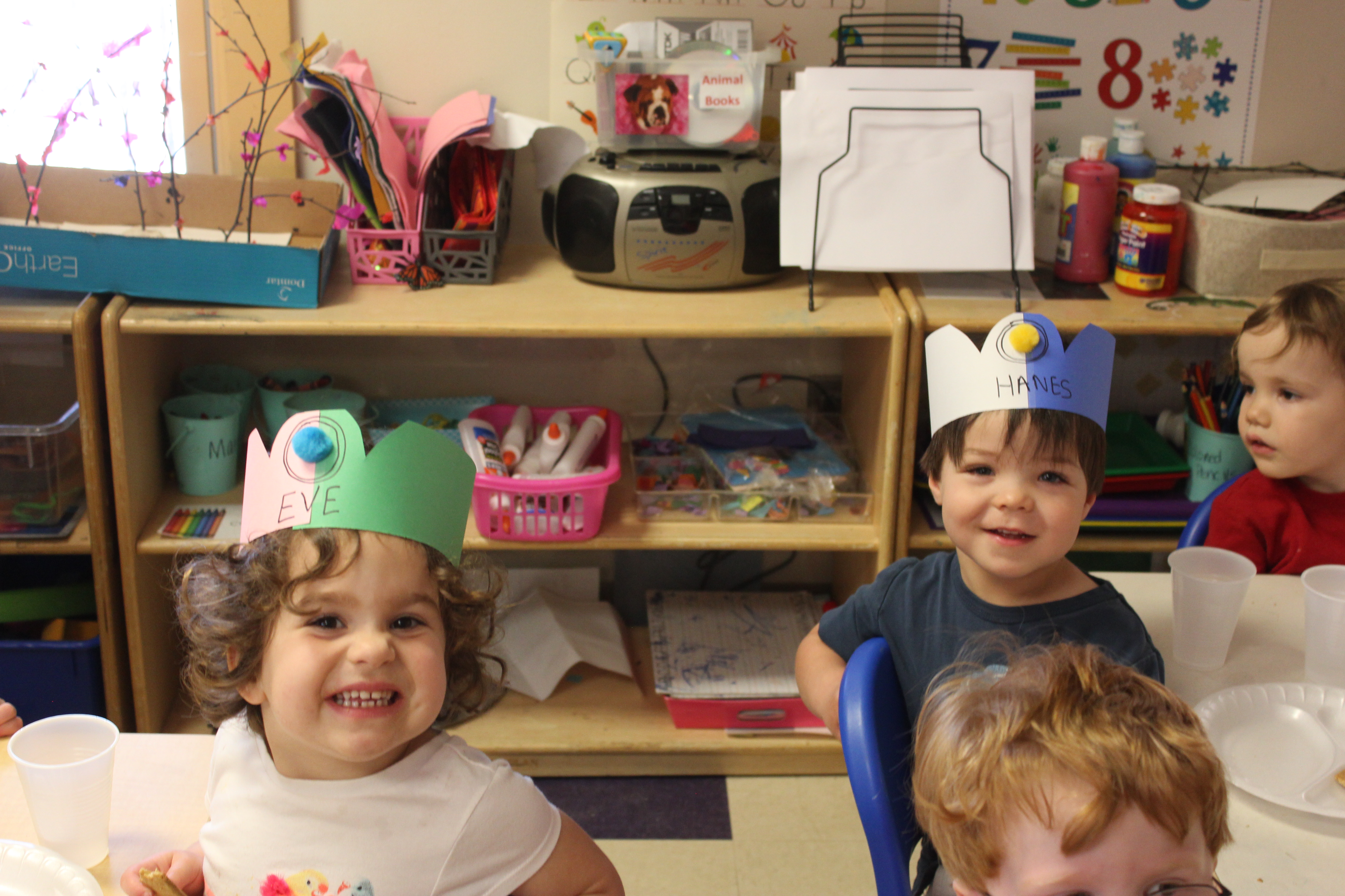 Asha's third birthday celebrations at her school in Raleigh, NC